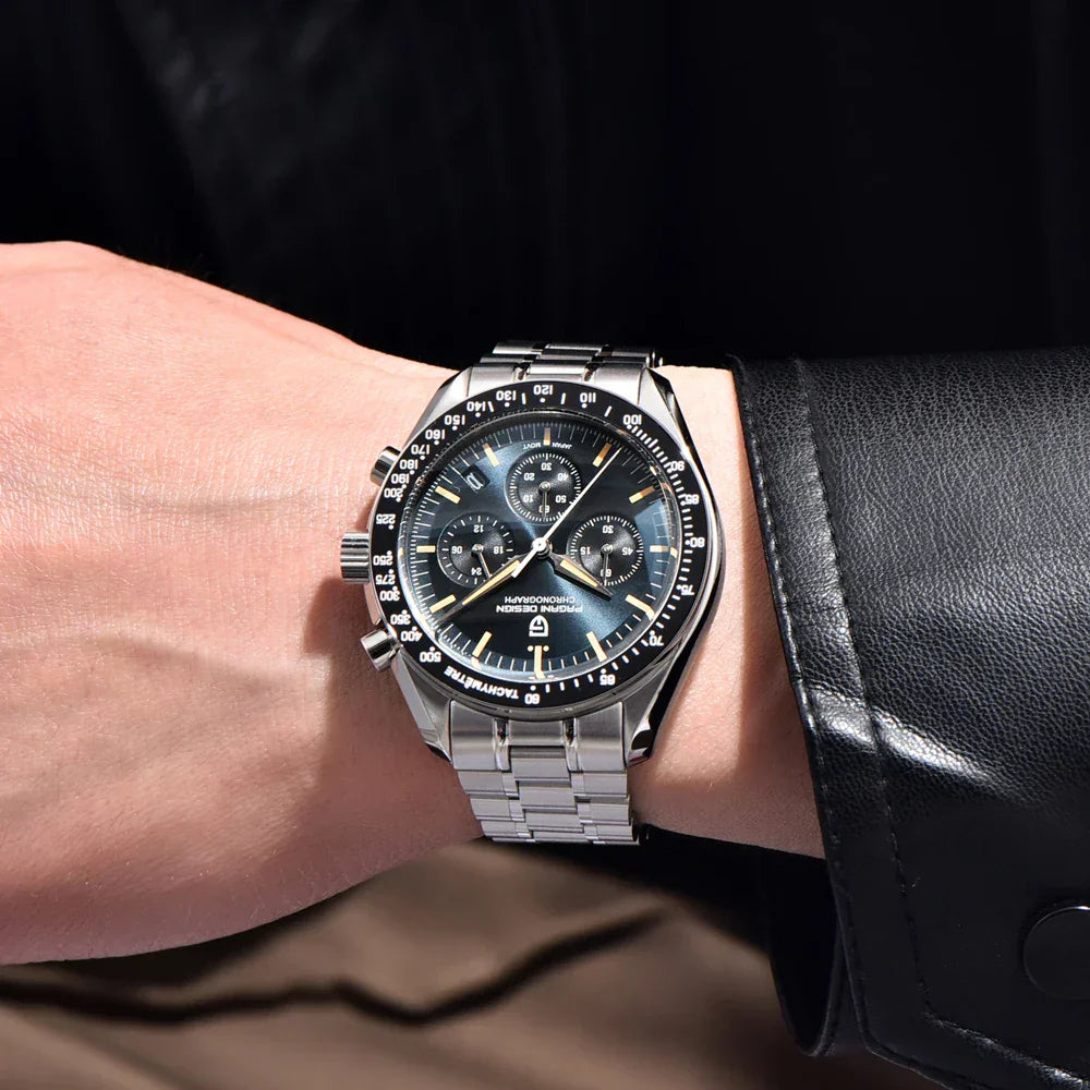 Ravbold MoonStorm - Montre Chronographe Quartz 42 mm