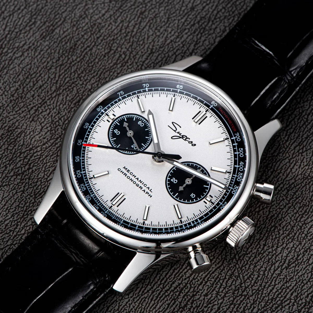 Ravbold Royal King - Montre chronographe mécanique 40 mm