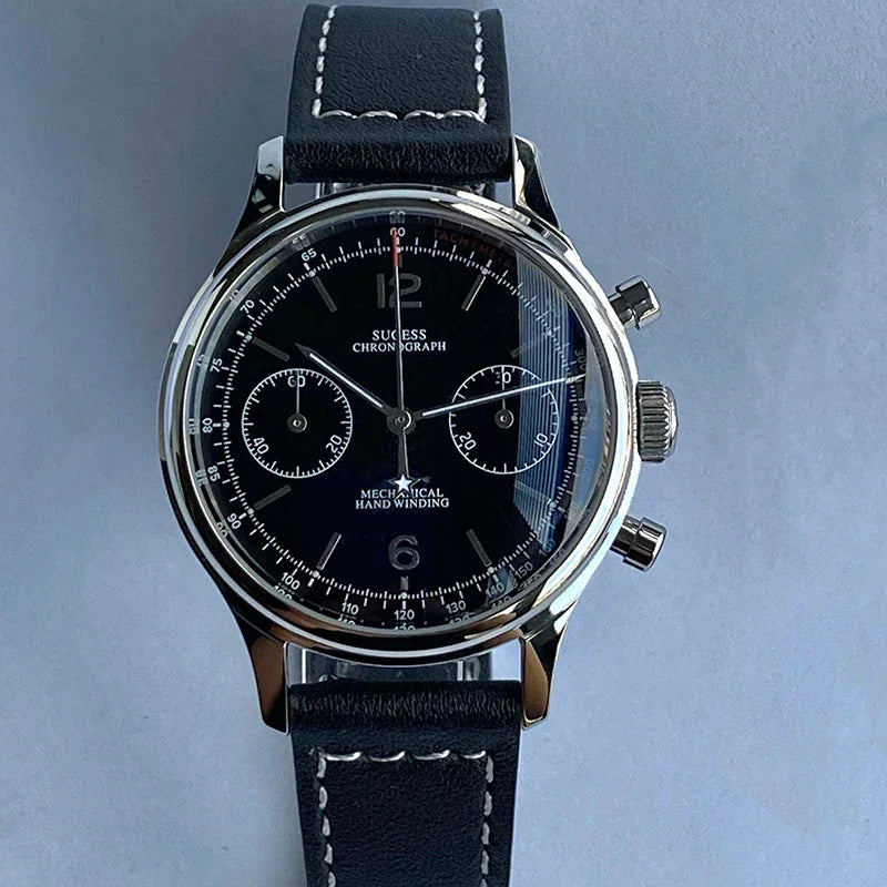 Ravbold Royal King - Montre chronographe mécanique 40 mm