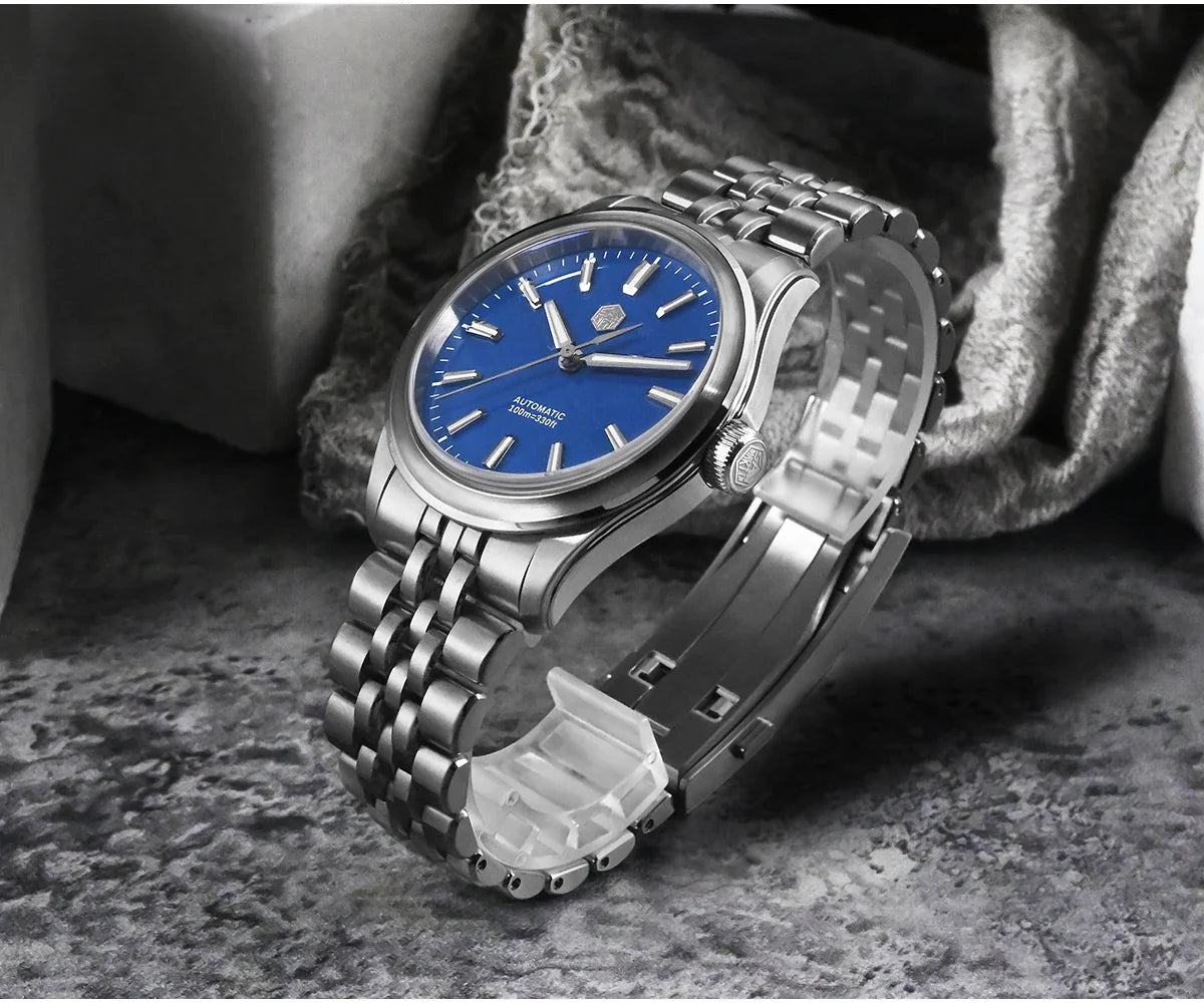 Ravbold San Martin SN0144 39mm Luxury Enamel Dial Watch Miyota 90S5 Automatic Mechanical Chinese Original Design Gada Mens Watches 100m