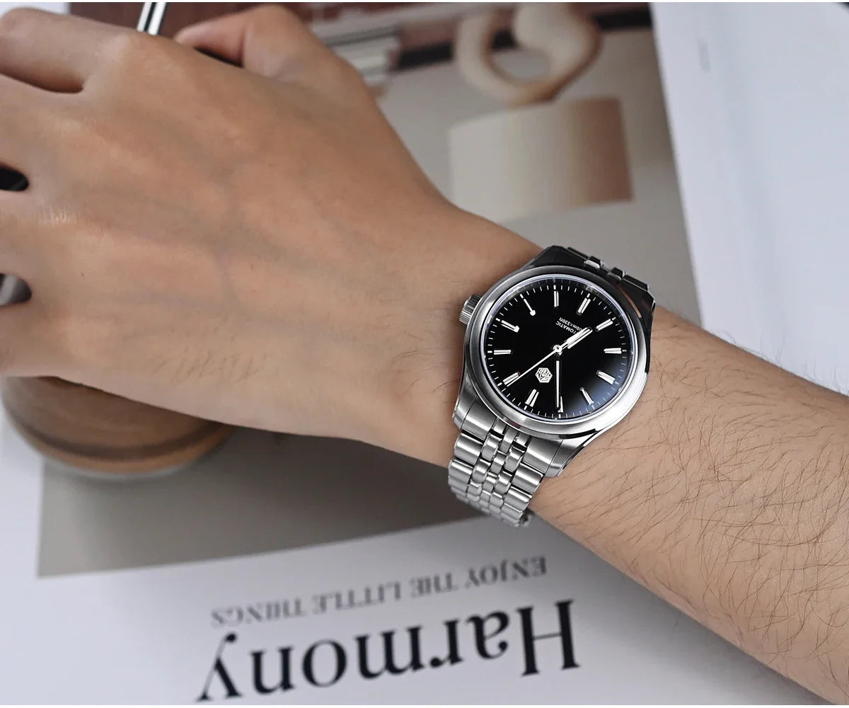 Ravbold San Martin SN0144 39mm Luxury Enamel Dial Watch Miyota 90S5 Automatic Mechanical Chinese Original Design Gada Mens Watches 100m