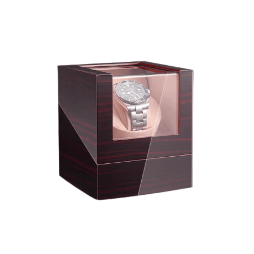 Ravbold Marron foncé Venus - Remontoir automatique en bois pour montre unique