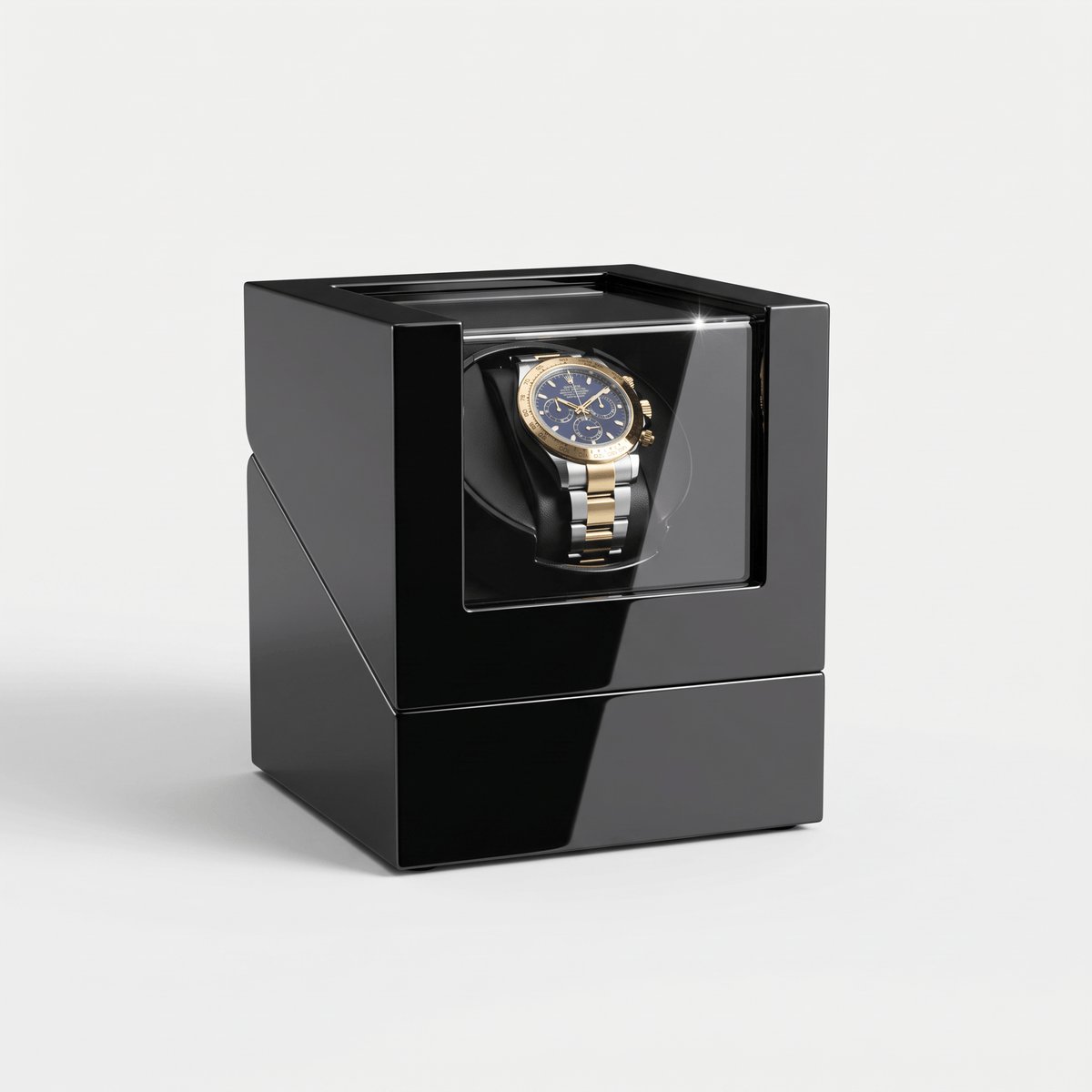 Ravbold Noir Venus - Remontoir automatique en bois pour montre unique
