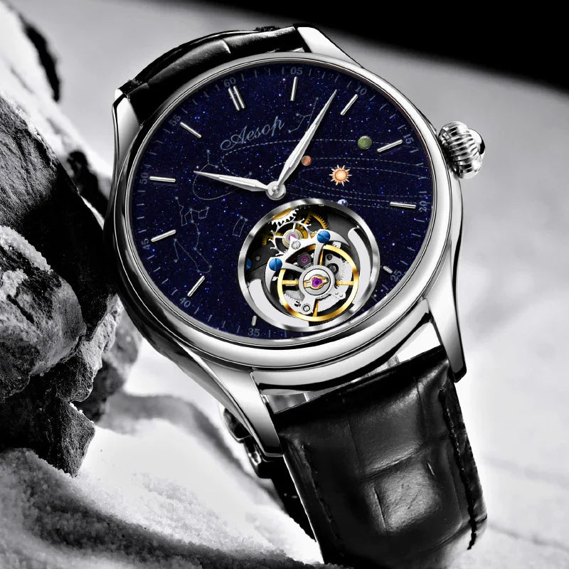 Ravbold Cosmos – Montre mécanique Tourbillon 42 mm