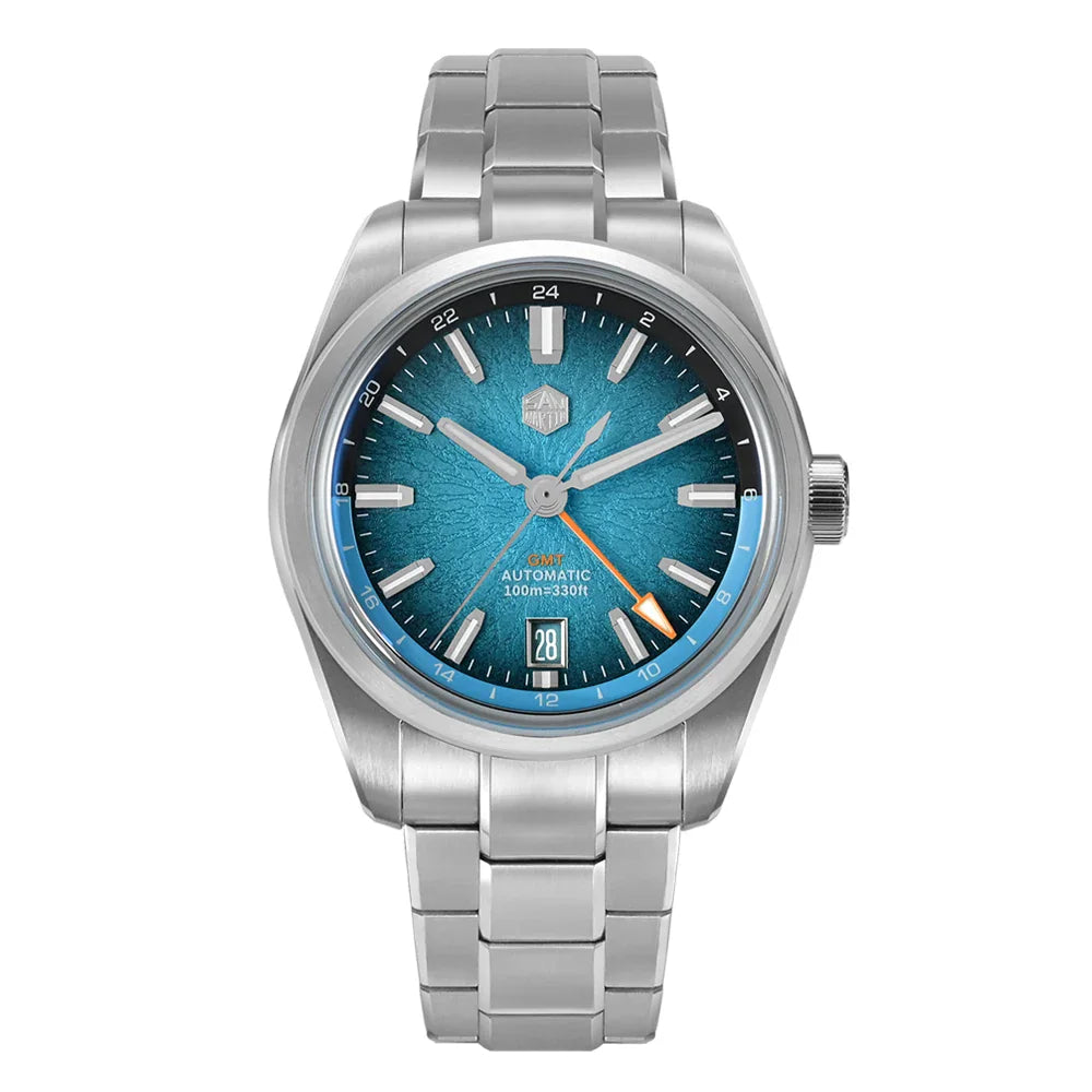 Ravbold Bleu Hurricane - Montre automatique 39mm
