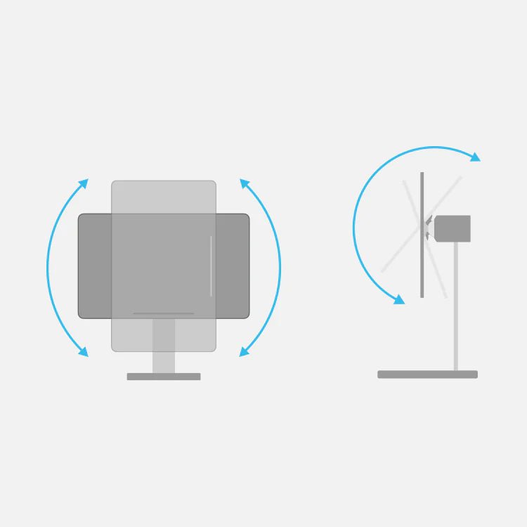 Tekbold MagnetFold Max -  Support magnetique Ipad équipé d'une station de charge sans fil