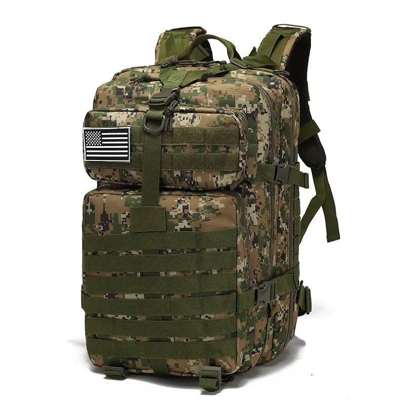 Tekbold CHINA / Transparent color Men Hiking Backpack Big Capacity Army Tactical Men Backpack Military Camouflage Travel Outdoor Hiking Backpacks