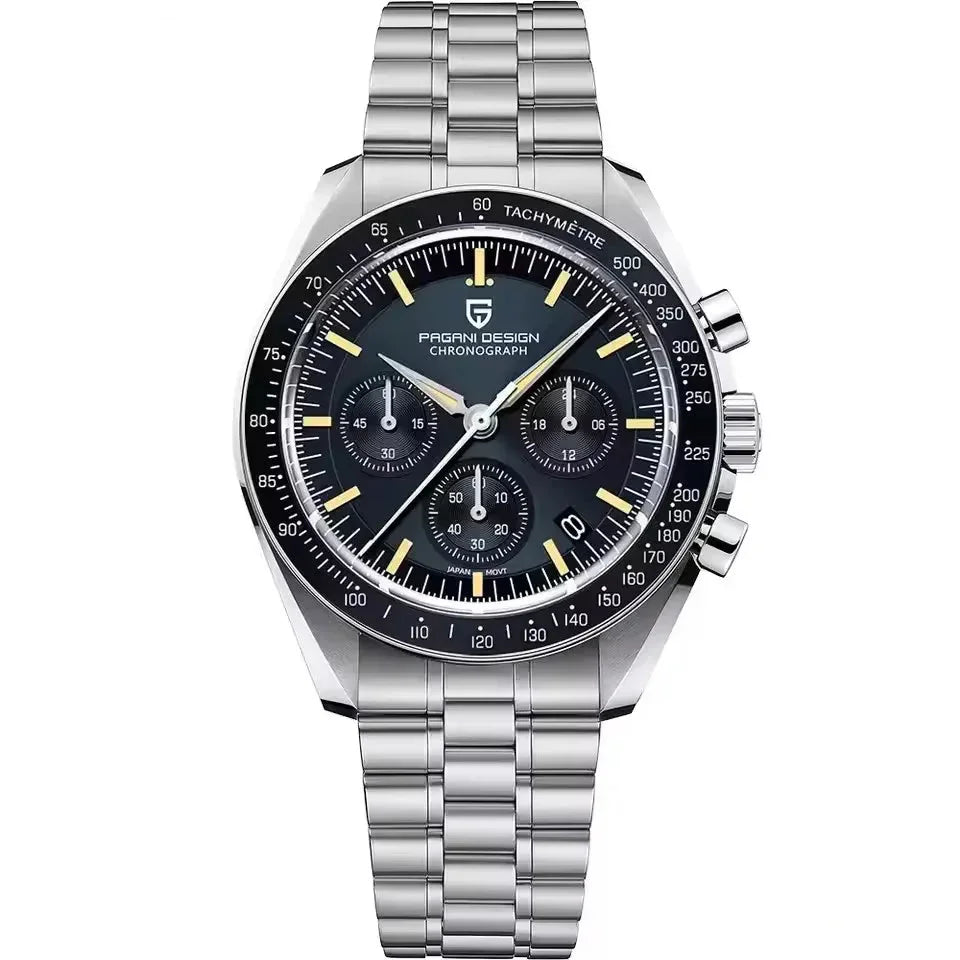 Ravbold Bleu profond MoonStorm - Montre Chronographe Quartz 42 mm