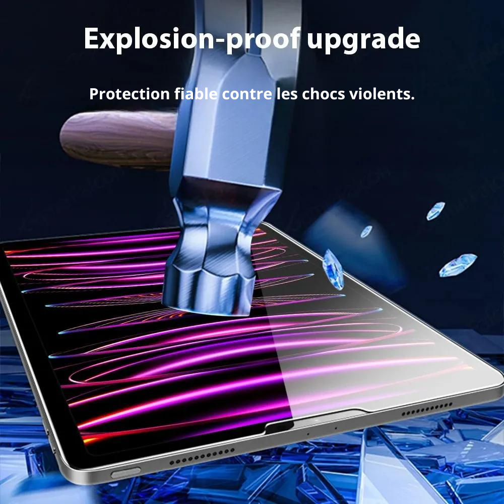 Tekbold Protection écran en verre trempée iPad Pro 12.9 et 11 pouces