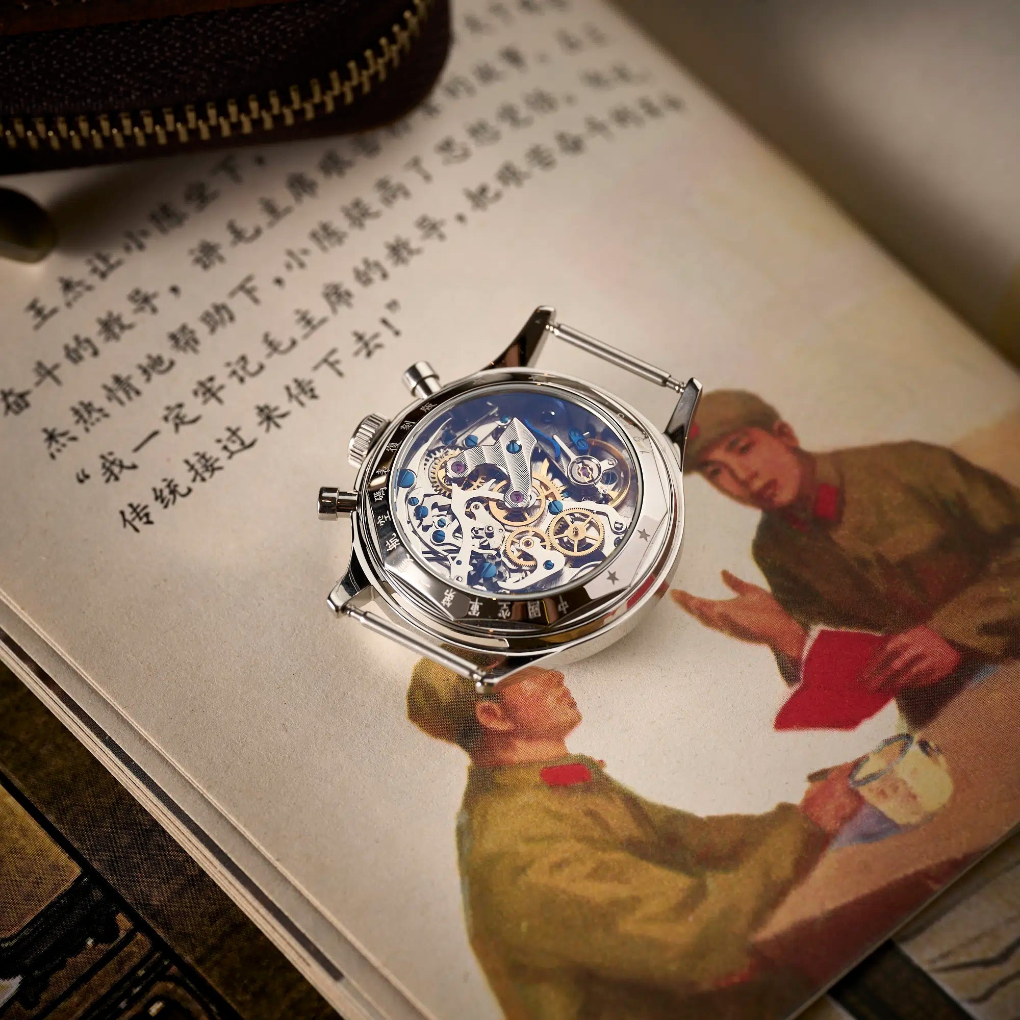 Ravbold Acrylic Roster War - Montre chronographe 38 mm