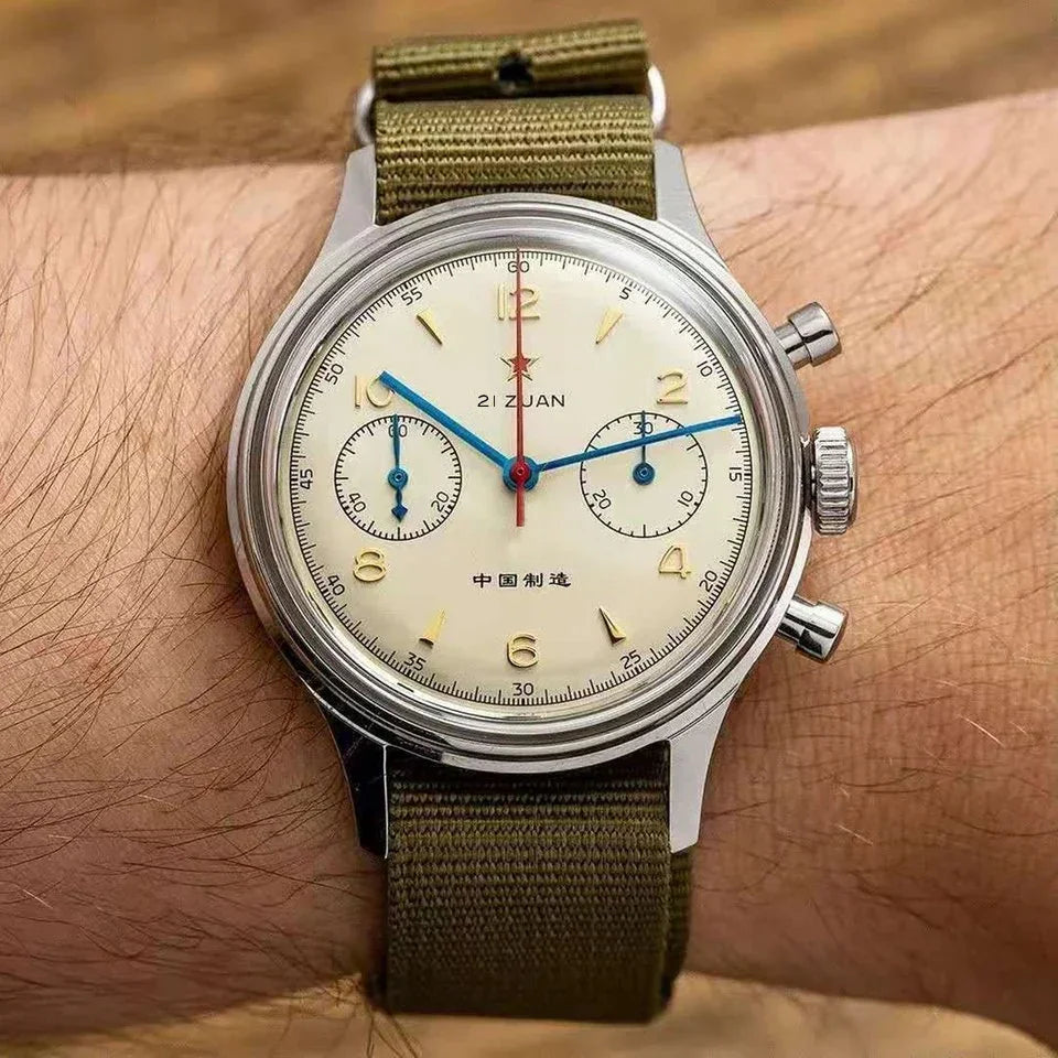 Ravbold Acrylic Roster War - Montre chronographe 38 mm