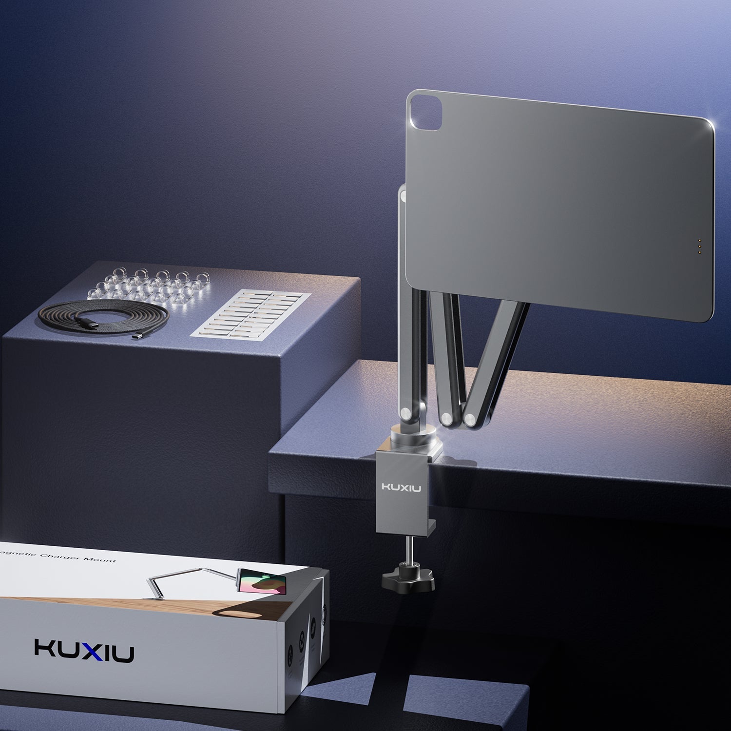 Tekbold StoneHolder Max - Support chargeur magnétique IPad