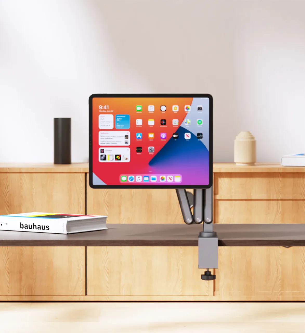 Tekbold StoneHolder - Support Ipad magnétique avec bras pliable et flexible